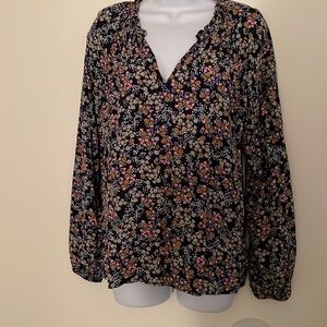 💙Gap long sleeve blouse